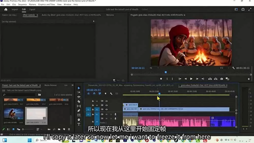 (19305期)Grok Imagine AI故事动画短片实战:电影级视觉效果+角色一致性+高级提示词+后期剪辑全流程 (19305期)Grok Imagine AI故事动画短片实战:电影级视觉效果+角色一致性+高级提示词+后期剪辑全流程