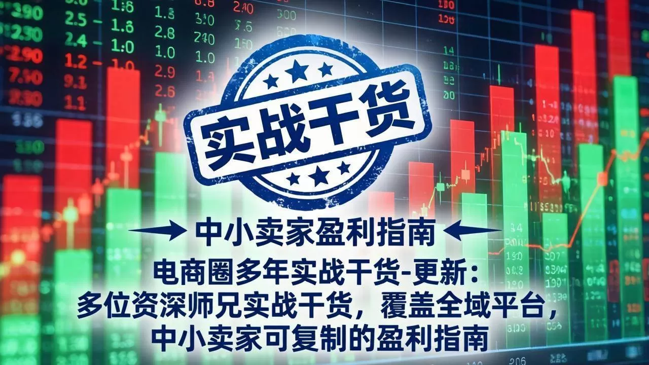 （18534期）电商圈多年实战干货-更新5月20：多位资深师兄实战干货/覆盖全域平台，中小卖家可复制的盈利指南