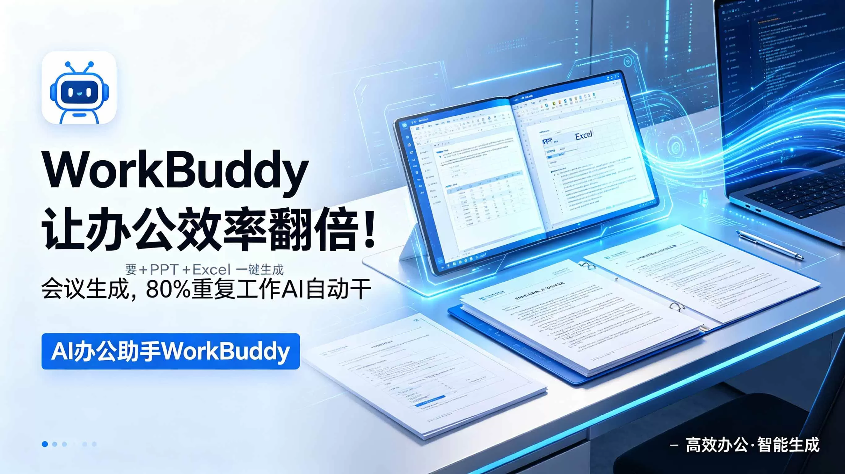 （18859期）WorkBuddy让办公效率翻倍！会议纪要+PPT+Excel一键生成，80%重复工作AI自动干