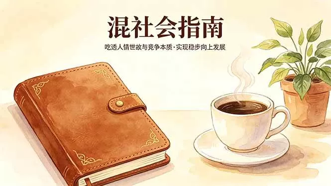 （18282期）付费文章：混社会指南，吃透人情世故与竞争本质，实现稳步向上发展