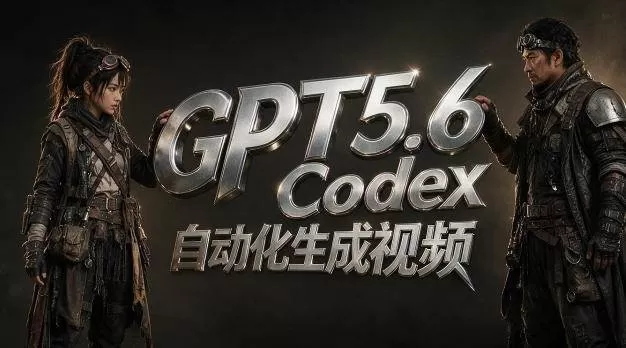 （19393期）GPT5.6+Codex自动化视频生成：提示词设计×角色设定×封面海报×工作流思路，高效产出AI视频